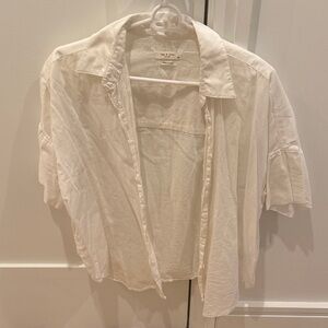 Rag and Bone White Button-Up Shirt